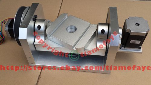 CNC Router Rotary Table 4th 1:8 + 5th 1:6 Axis, A axis for the engraving machine