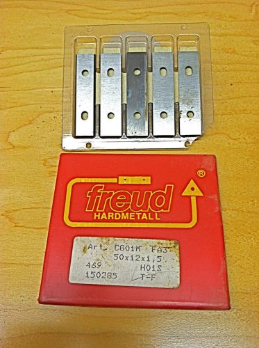 Freud replacement carbide Shaper Knives C601M for flush trimming head (lot of 9)