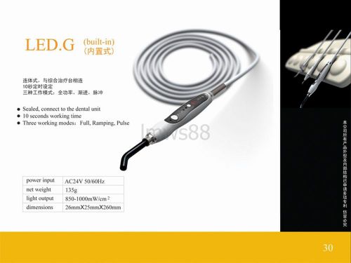 1*Woodpecker Dental LED.G Built-in Curing Light 100% Original Guaranteed FDA/CE