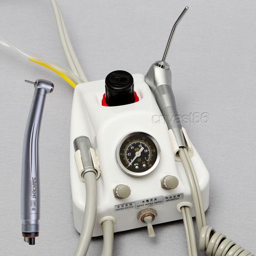 Dental lab portable 4 holes turbine unit work with compressor &amp; 1* handpiece for sale