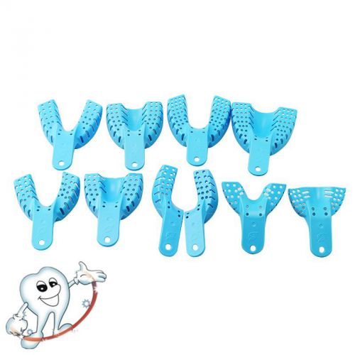 10pcs dental impression trays autoclavable dental supply