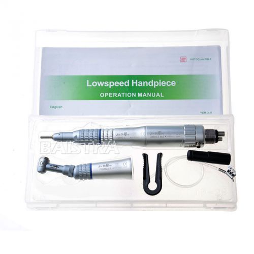 NSK style Dental Low Speed Handpiece Contra Angle+Straight+Air Motor E-type 4H