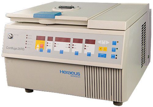 Heraeus sepatech contifuge 28rs benchtop centrifuge with 16-well rotor for sale