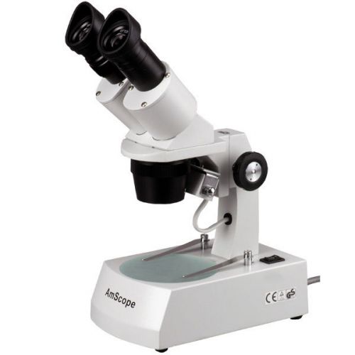 20X-40X Binocular Stereo Microscope with 2 Halogen Lights
