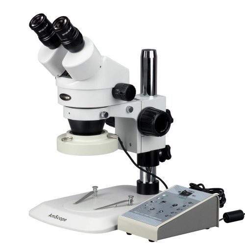 3.5x-45x stereo zoom coin microscope with variable 80-led ring light for sale