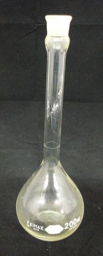 Kimax 200 ML Lab Glass Flask Beaker Round Flat Bottom