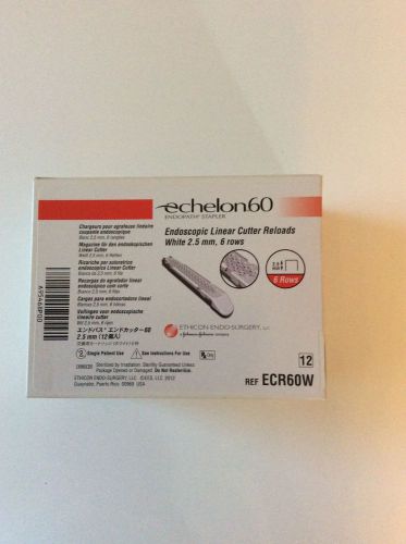 ECR60W: Ethicon echelon Box Of 12 In Date Expires 2017