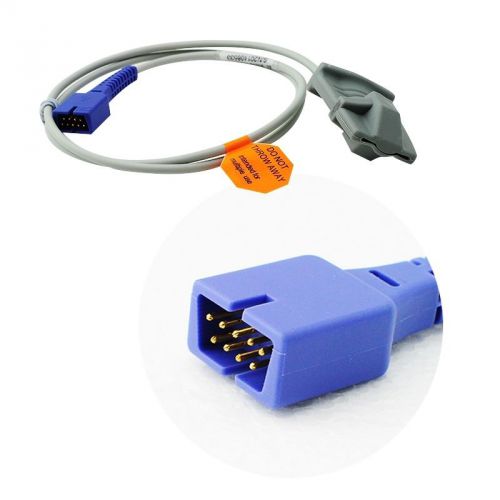 SpO2 Sensor probe For Nellcor Oximeter DS100A Adult Finger Clip 9 Pin Cable wire