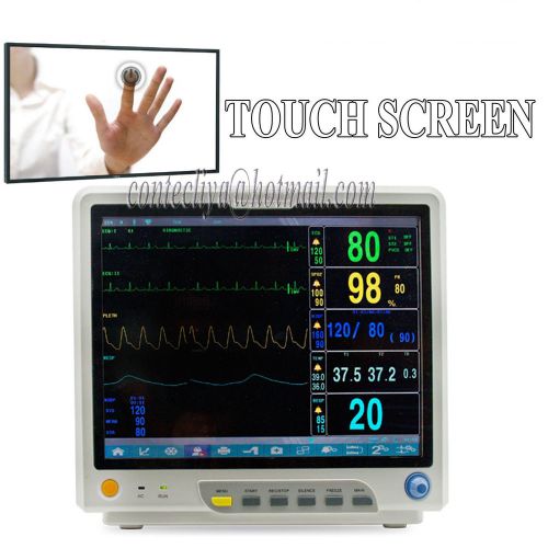 Ce hot new  icu/ccu vital signs patient monitor,15&#034; touch screen,cms9200 plus for sale