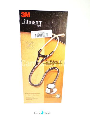 Littmann Cardiology III Stethoscope Chestpiece, Black Tube NIB