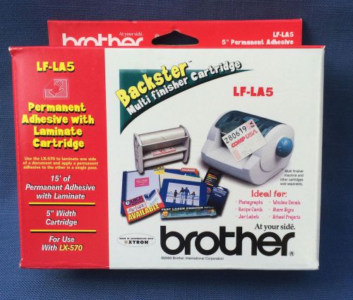Brother Backster LF-LA5 Permanent Adhesive Laminate Cartridge 15&#039; For LX-570