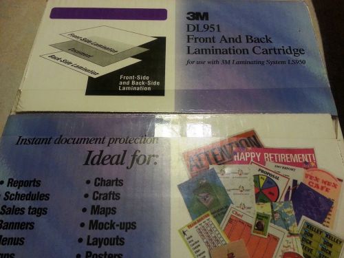3M DL951 Front and Back Lamination Cartridge for LS950 System