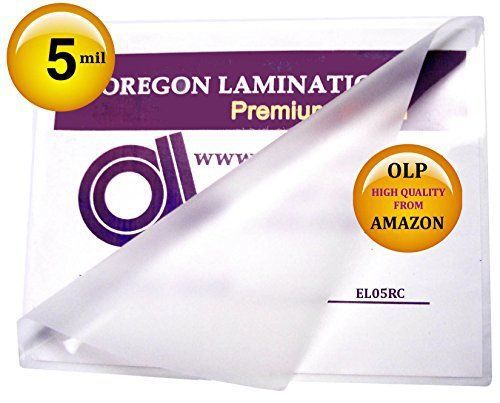 5 Mil Menu Laminating Pouches Qty 100 Hot 12 x 18 Laminator Sleeves, New