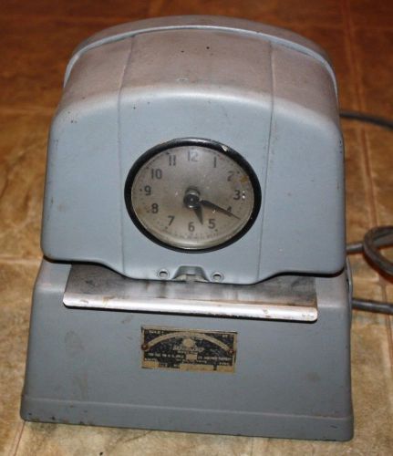 VINTAGE Stromberg  PUNCH TIME CLOCK MODEL 3031..Sold by Cleveland Time Clock