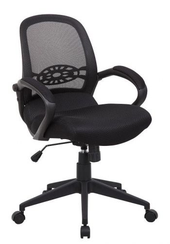 B6286 BOSS SPIDER MESH OFFICE/COMPUTER TASK CHAIR WITH LOOP ARMS