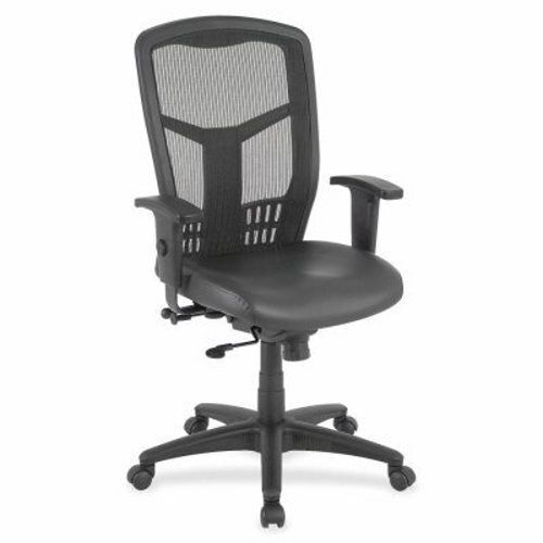 Lorell Executive Chair, Adjustable, Leather/Black (LLR86208)