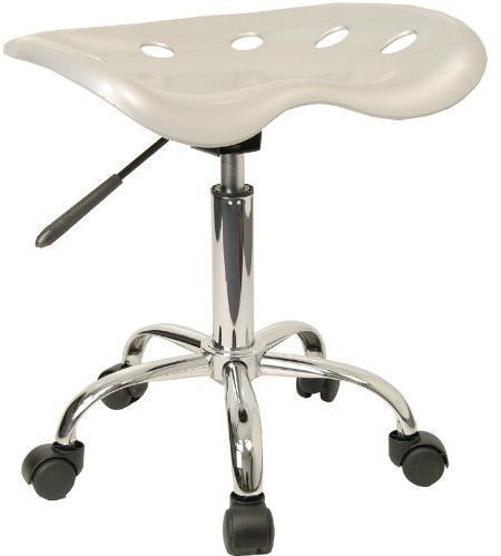 214a Silver Vibrant Silver Tractor Seat Chrome Stool Width X Depth