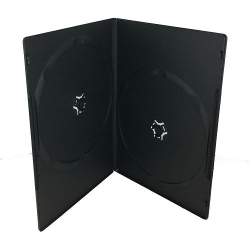 44 STANDARD Black Double DVD Cases