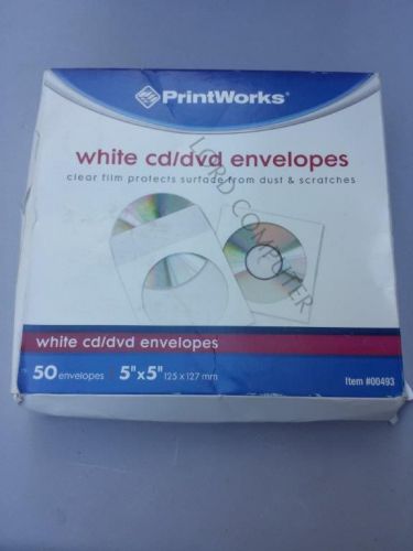Printworks CD/DVD Envelopes 50 Count (00493)