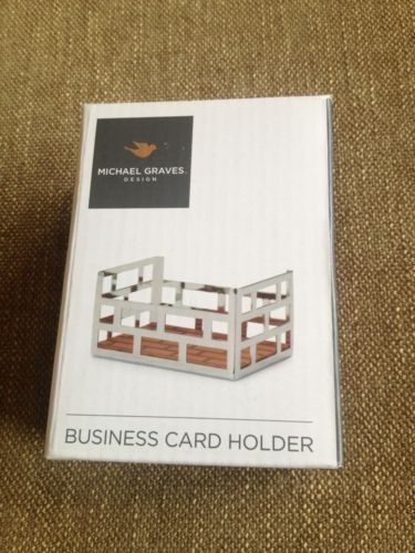 Michael Graves Design Desk Accessories Business Card Holder