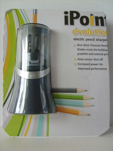 Westcott iPoint Evolution Titanium Non Stick Electric Desktop Pencil Sharpener ?