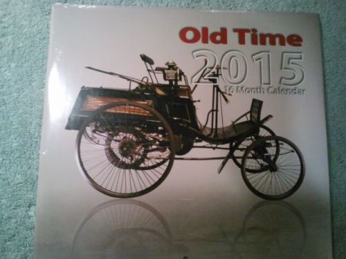 New old time Cars 16 Month Calendar 2015 Office work job home 11&#034;X 12&#034;
