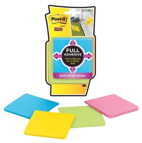 Post-it super sticky adhesive note - self-adhesive - 3&#034; x 3&#034; - (f3304ssau) for sale
