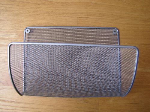 Silver mesh wire slot pocket wall office file for sale