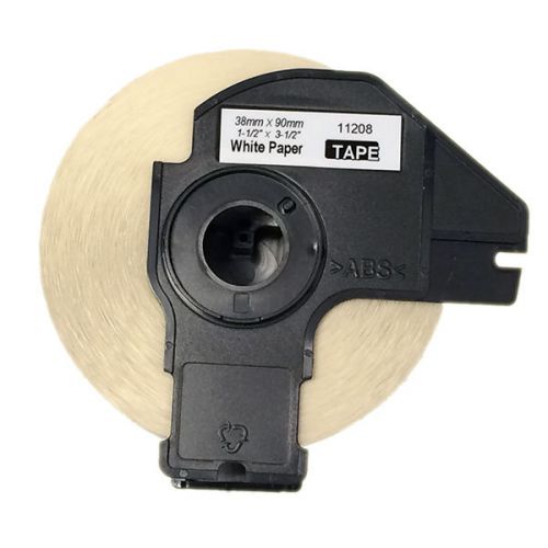 2 pcs label roll compatible for  Brother  DK1208 white Label Rolls (1.5&#034;x3.5&#034;)