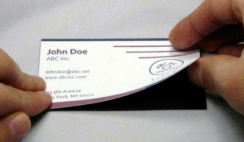 1000 20 mil high-quality self-adhesive business card magnets w/ supersize option for sale