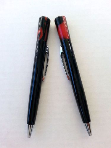 Pen Set of 2 Black and Red