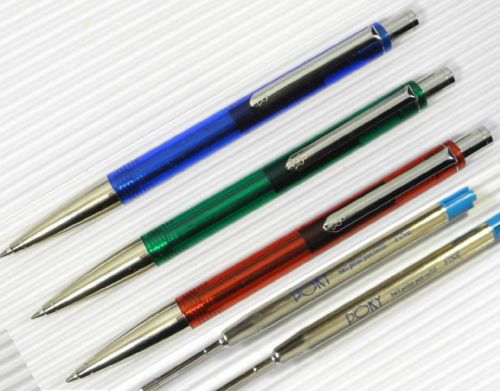 30pcs 3 colors PIRRE PAUL&#039;S 610 ballpoint pen+10 refills( parker style) BLUE ink
