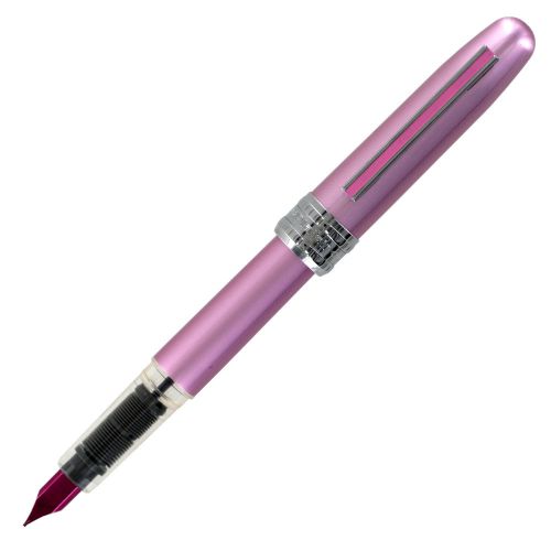 Platinum plaisir fountain pen, fine point, pink barrel, black ink (pgb-1000-21-f for sale