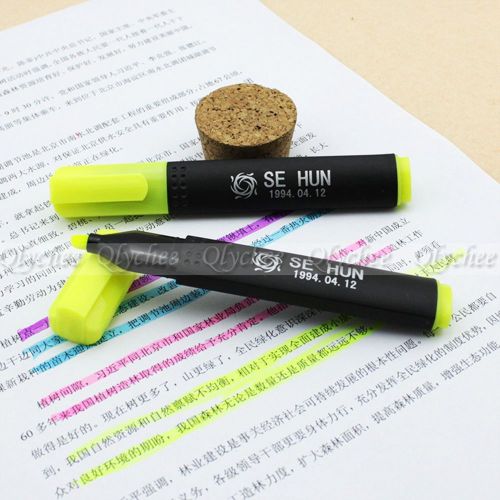 KPOP EXO Symbol SE HUN Birthday Fluorescent Highlighter Marker Pen Stationery 1p