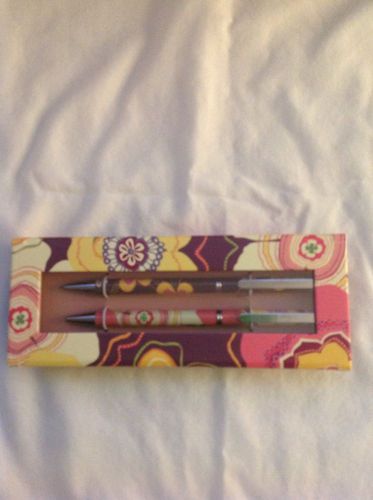 Vera Bradley Perfect Match Pen and Pencil Set in Buttercup