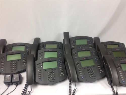 Huge Lot 11 of Polycom Soundpoint IP600 SIP 2201-11600-001 VoIP Office Phone