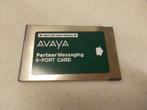 Partner Messaging 6 Port Expansion Avaya AT&amp;T ACS Lucent PCMCIA card 8978