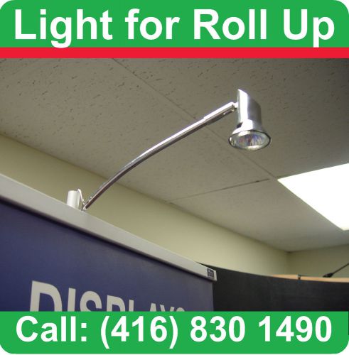 SPOT HALOGEN LIGHT for Retractable Banner Roll Up Trade Show Event Stands