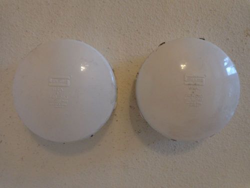 Spears 4&#034; PVC End Caps Lot of 2 White 448-040