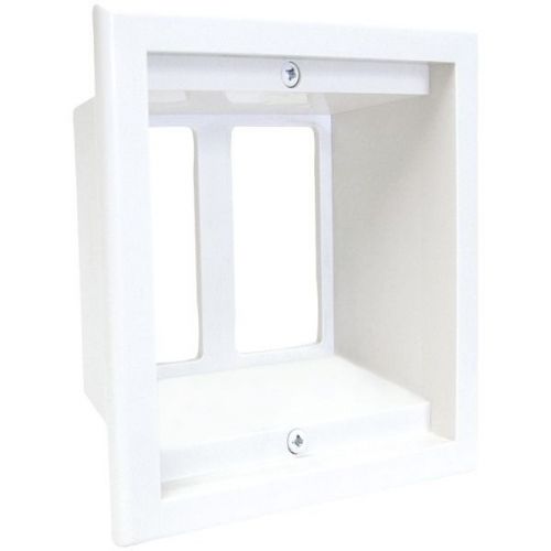 2gang Reces Bx/wall Plate