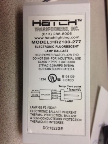 Hatch HR2100-277 Electronic Ballast
