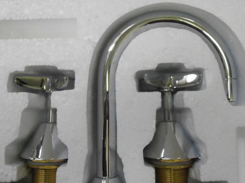 New 3 piece basin tap set mildontaps aspen bathroom chrome taps and outlet for sale
