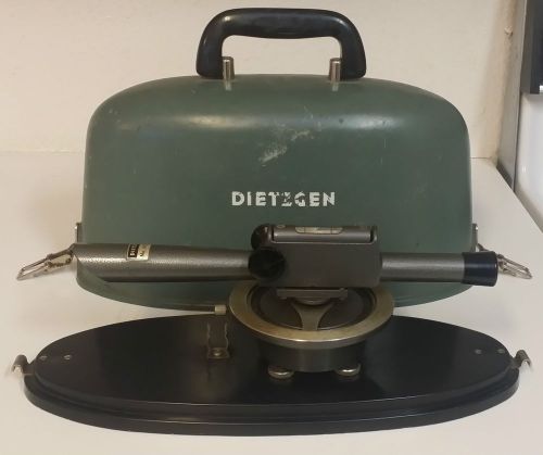 Vintage Dietzgen Transit Level Model 6390-1 with Case