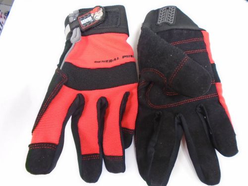 Grease Monkey Gloves With Adjustable Wristband Foam Nitrile Coated Size Medium