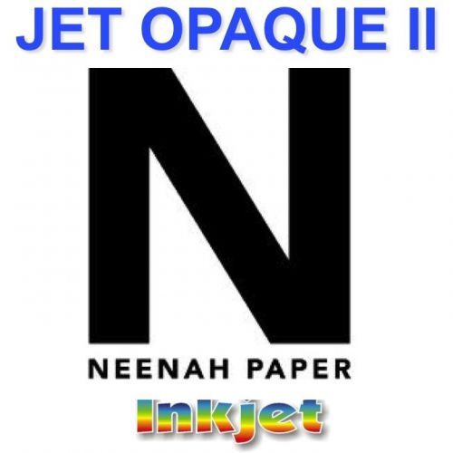 NEENAH TRANSFER PAPER JET OPAQUE II 25 SHEETS FOR DARK FABRICS