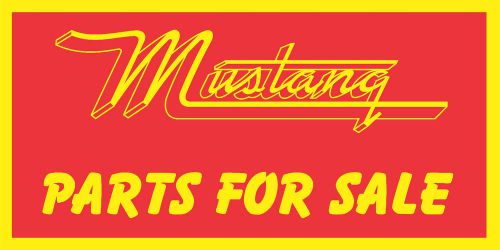 MUSTANG SCOOTER PARTS BANNER