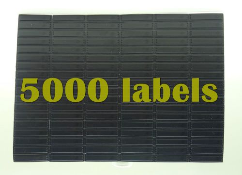 NEW  5000 pieces Tyco Sensormatic Ultra Strip ZLLFNSLE5 Security Labels BLACK