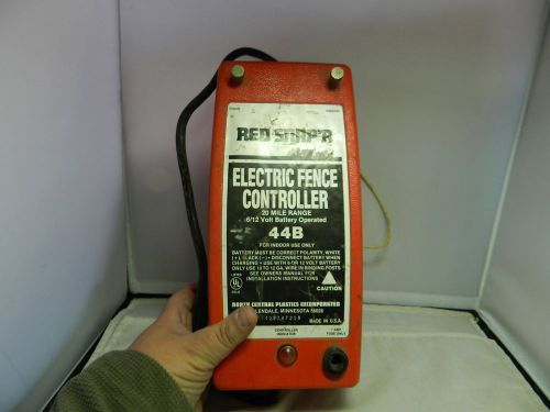 Red Snap&#039;r Electric Fence Controller North Central Plastics Inc #44B 20 Mile