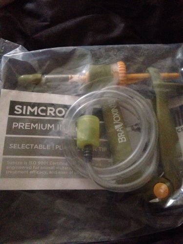 Simcro Premium Injector 1ml 2ml Vaccination Injection Gun Cattle Sheep Pigeons
