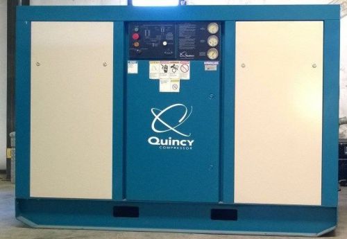 75HP QUINCY INDUSTRIAL ROTARY SCREW AIR COMPRESSOR